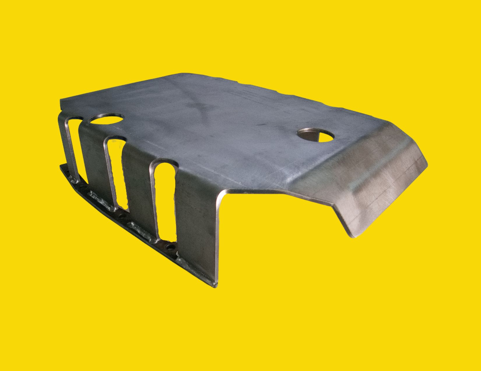 6L80 / 90 Transmission Pan Skid Plate - RAW